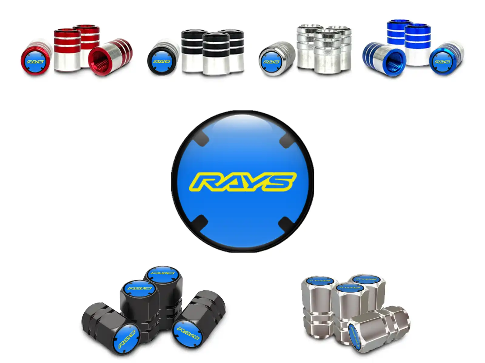 Rays Cappelli stelo Camion Costruzione Robusta